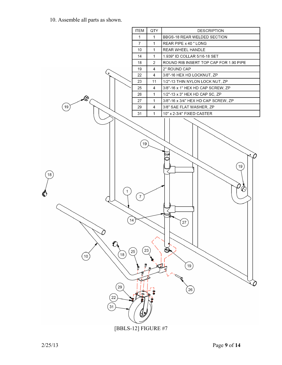 Jaypro Sports BBLS-12 User Manual | Page 9 / 14