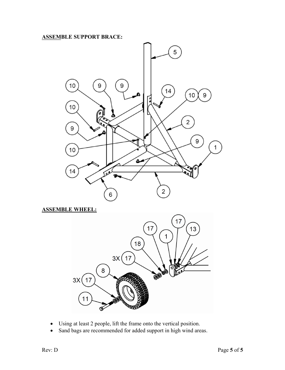 Jaypro Sports BLFS-88 User Manual | Page 5 / 5