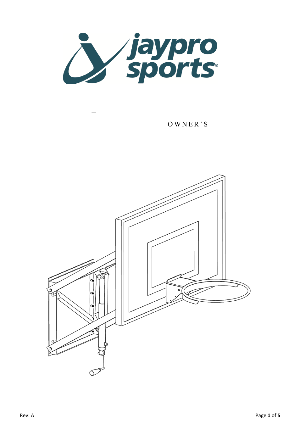 Jaypro Sports WM-60 User Manual | 5 pages
