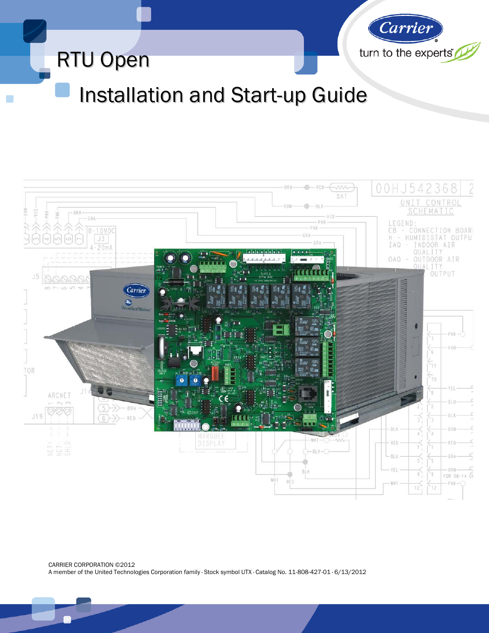 Carrier RTU OPEN 11-808-427-01 User Manual | 88 pages