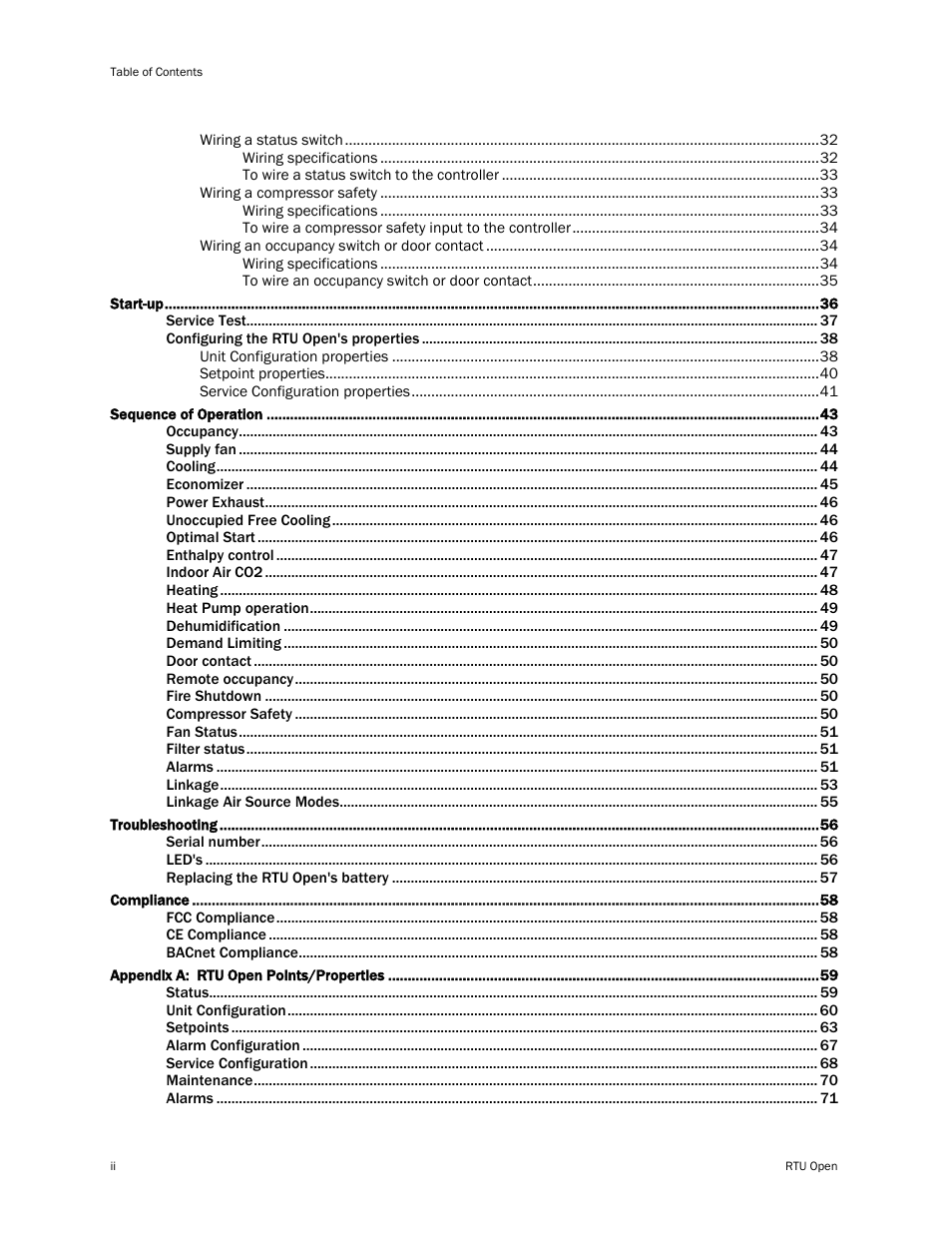 Carrier RTU OPEN 11-808-427-01 User Manual | Page 4 / 88