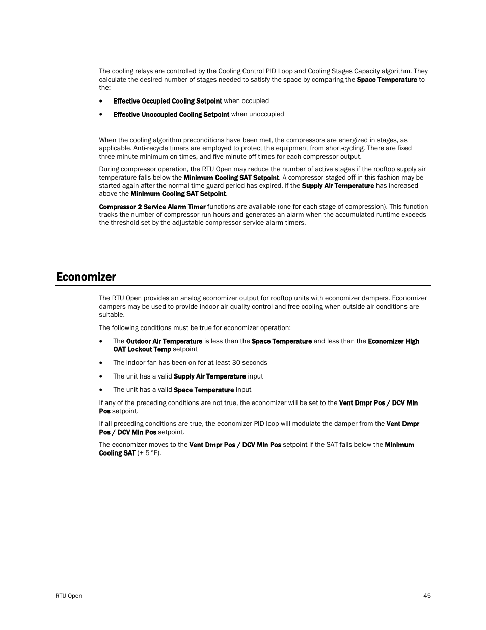 Economizer | Carrier RTU OPEN 11-808-427-01 User Manual | Page 51 / 88
