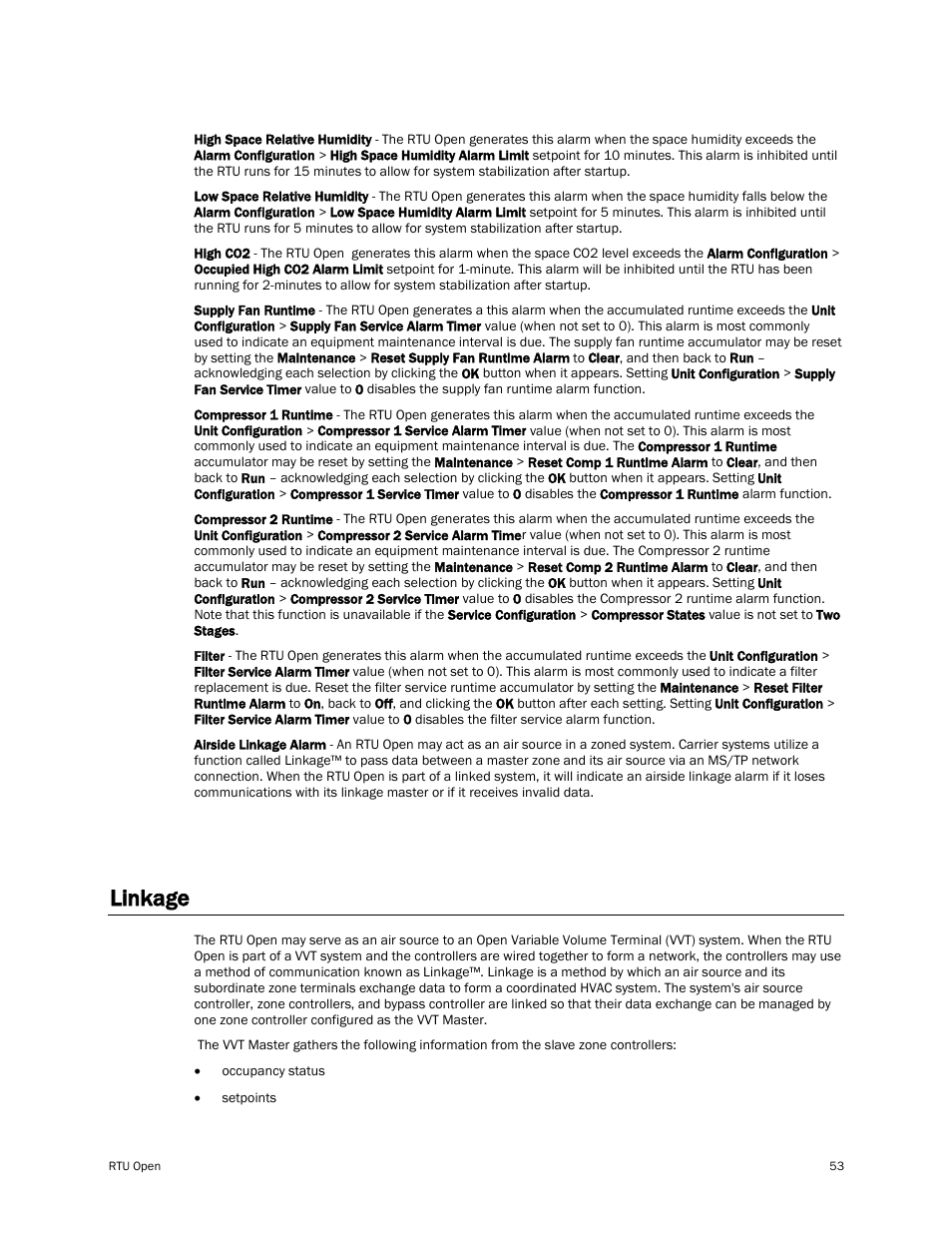 Linkage | Carrier RTU OPEN 11-808-427-01 User Manual | Page 59 / 88