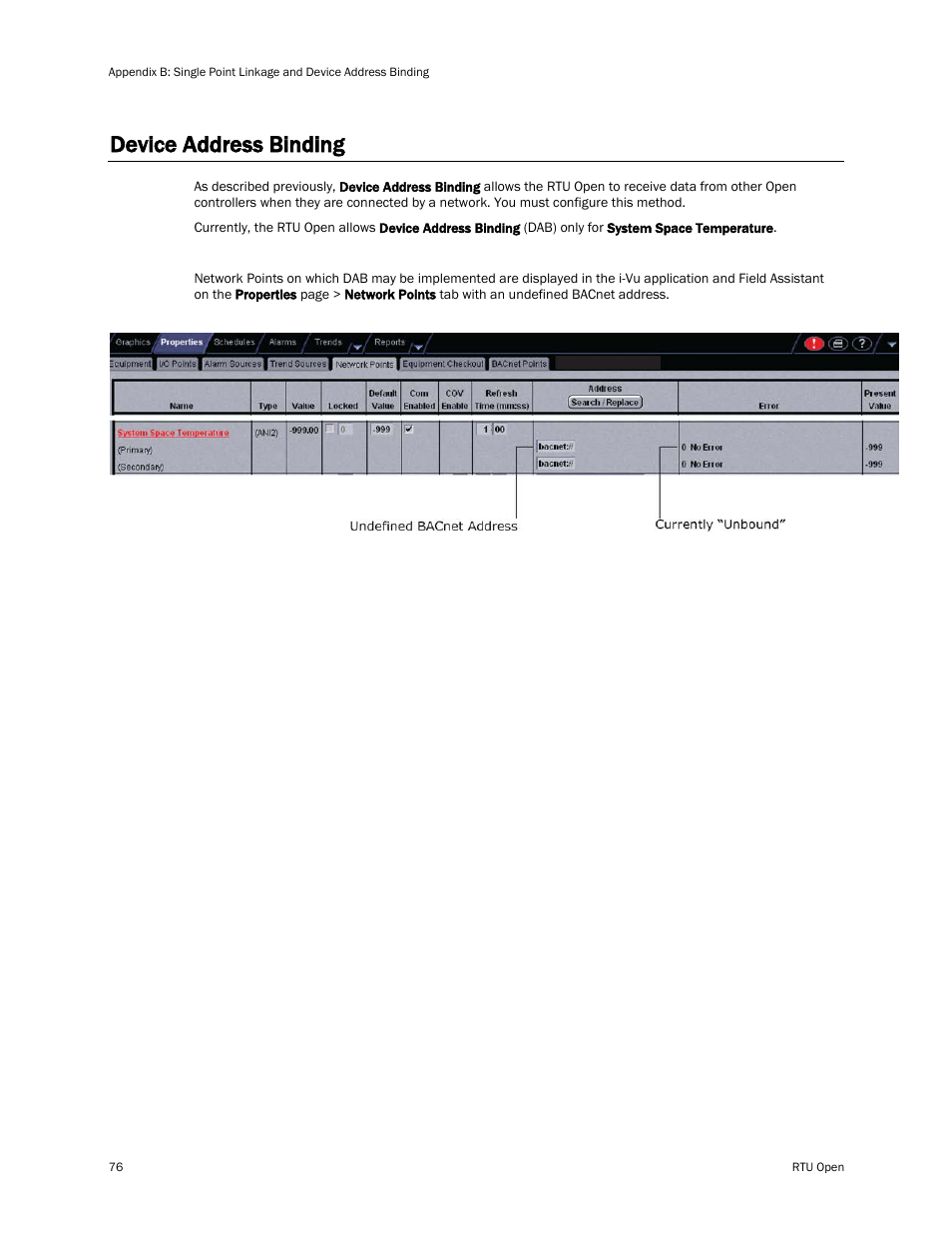 Device address binding | Carrier RTU OPEN 11-808-427-01 User Manual | Page 82 / 88