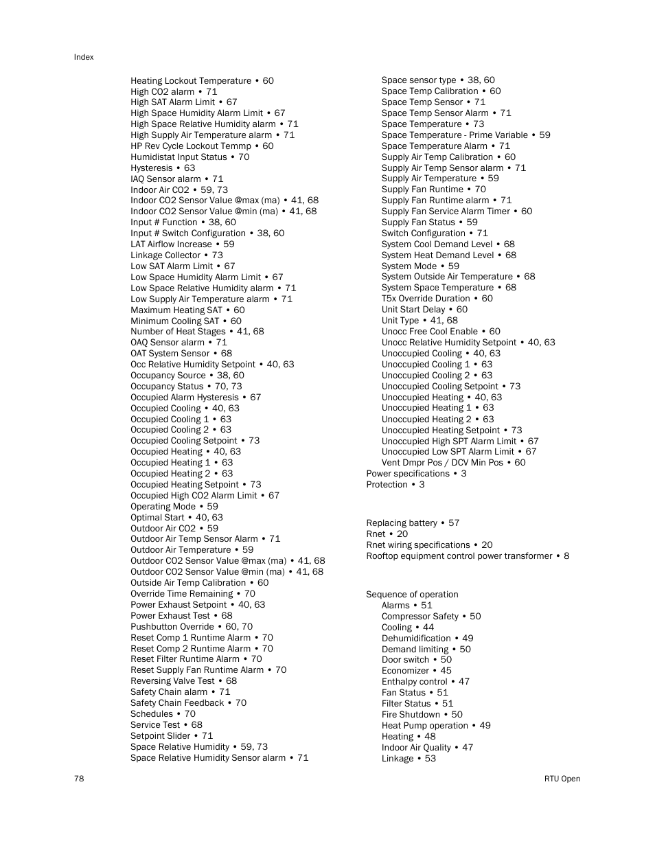 Carrier RTU OPEN 11-808-427-01 User Manual | Page 84 / 88