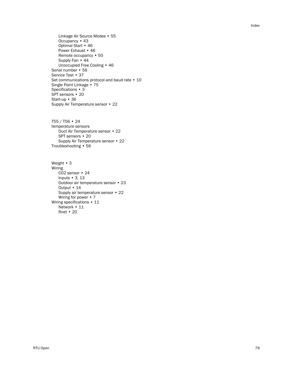 Carrier RTU OPEN 11-808-427-01 User Manual | Page 85 / 88