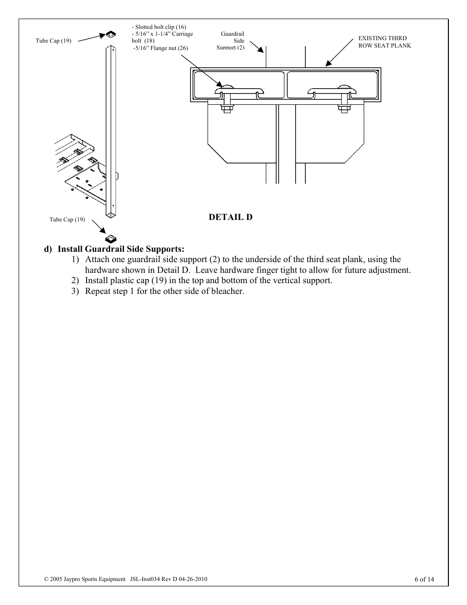 Jaypro Sports BLCH5CUE21 User Manual | Page 6 / 14