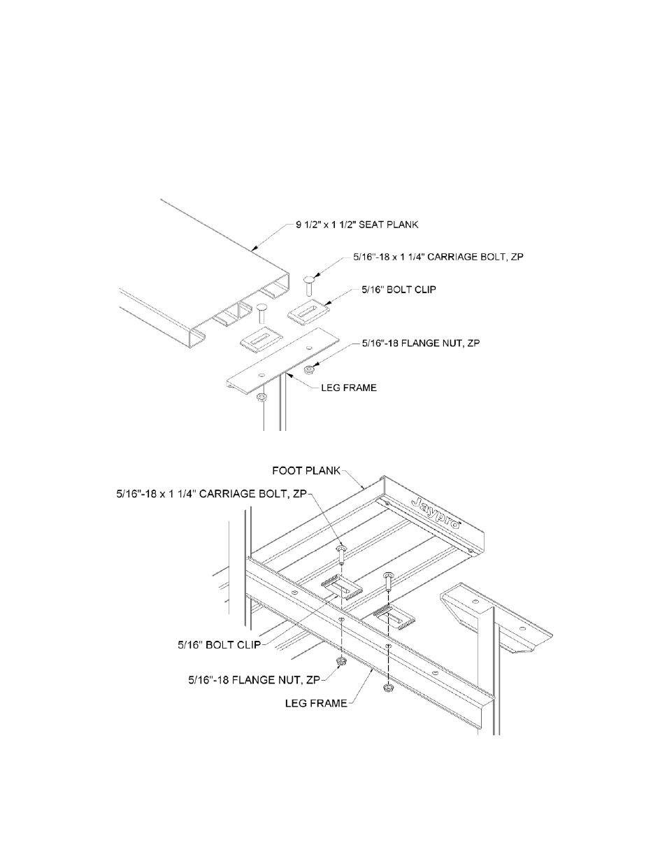 Jaypro Sports BLDP-227TRG User Manual | Page 5 / 6