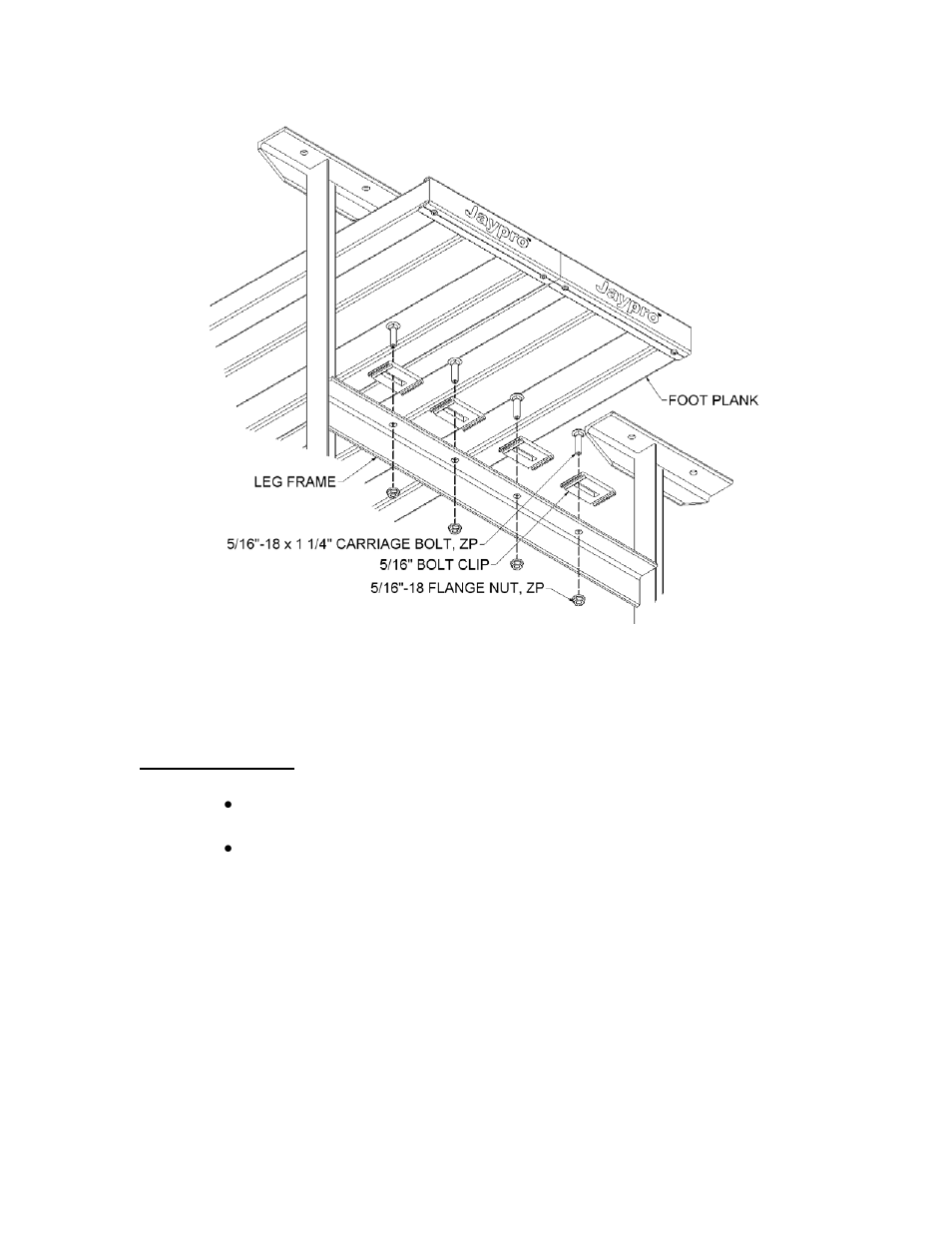 Jaypro Sports BLDP-227TRG User Manual | Page 6 / 6