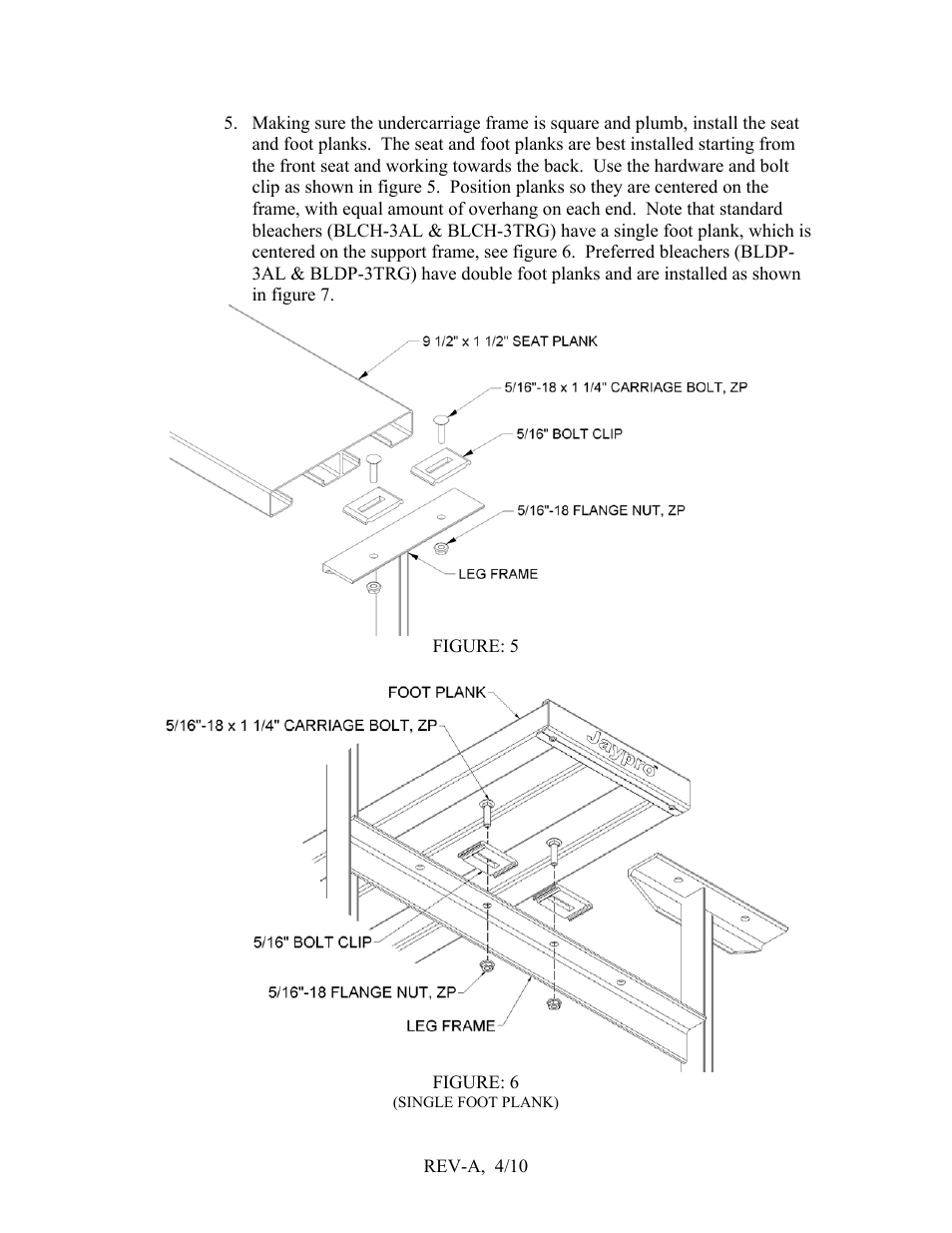 Jaypro Sports BLDP-3TRG User Manual | Page 5 / 6