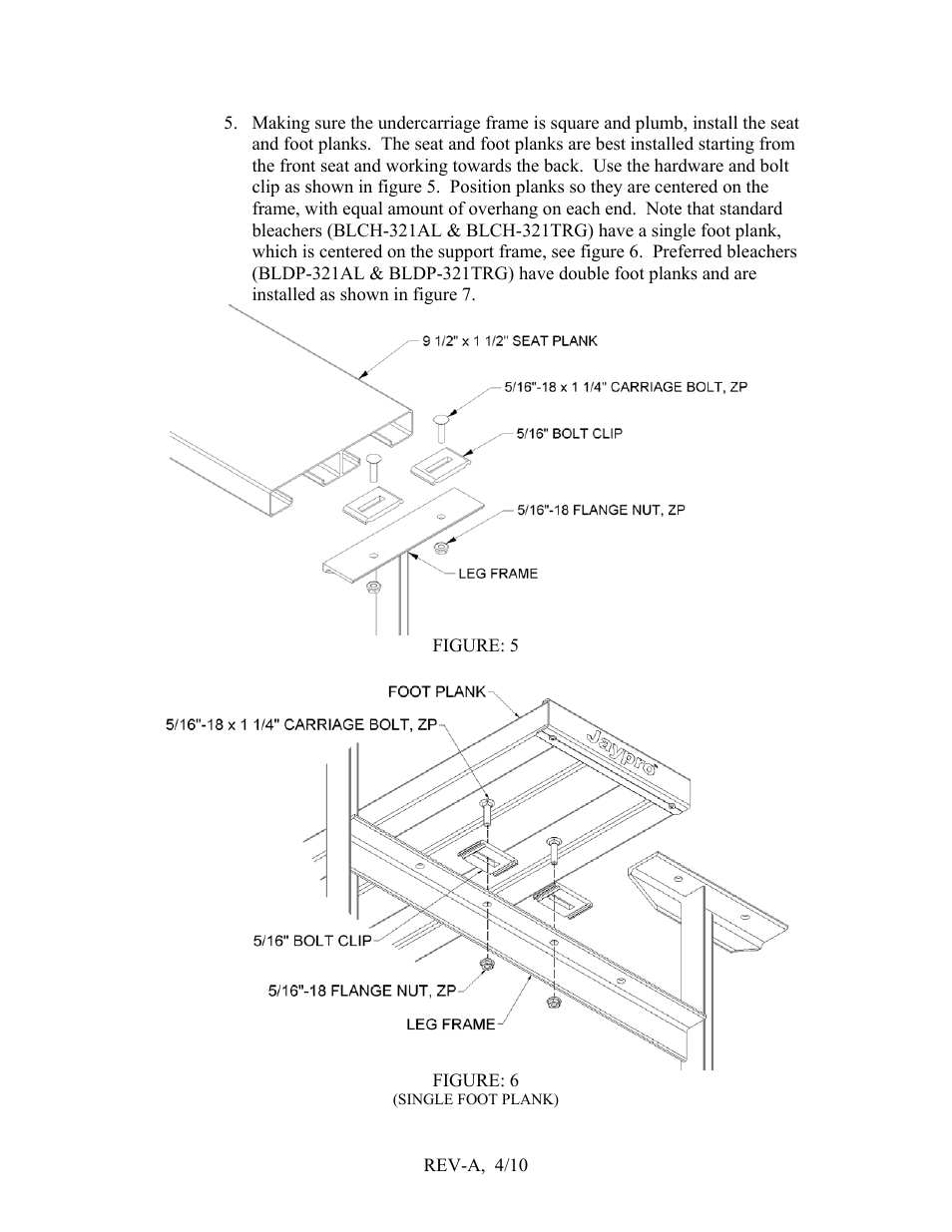 Jaypro Sports BLDP-321TRG User Manual | Page 5 / 6