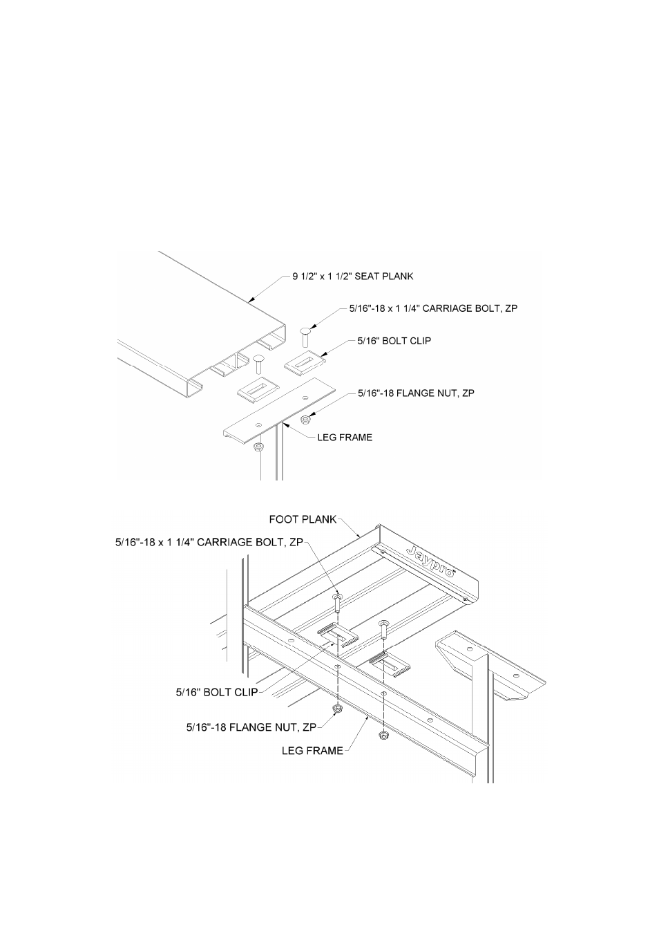 Jaypro Sports BLDP-4TRG User Manual | Page 5 / 6