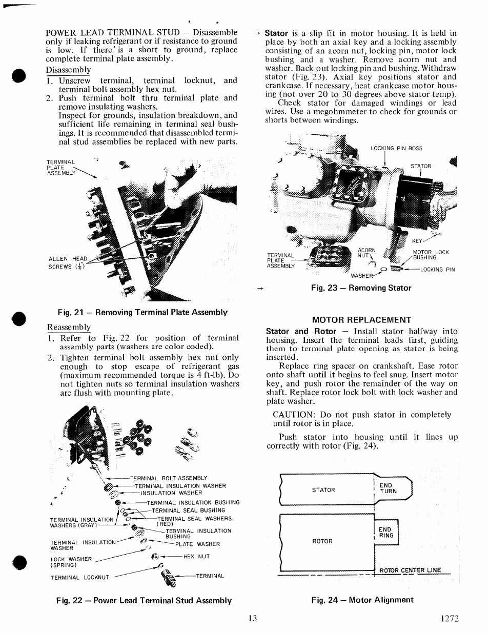 Reassembly fig. 22 1 2 | Carrier 07E User Manual | Page 13 / 16