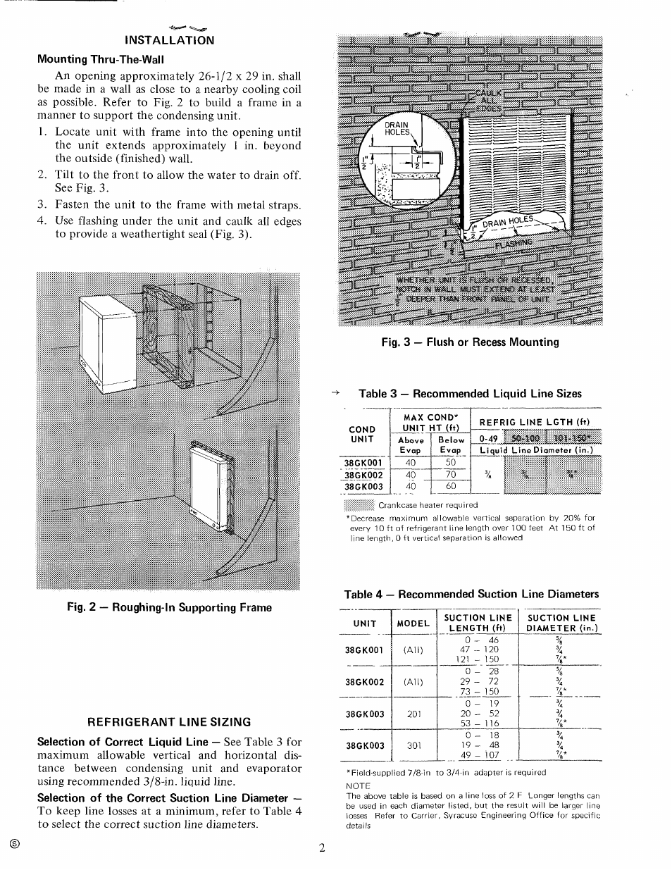 Carrier 38GK User Manual | Page 2 / 8