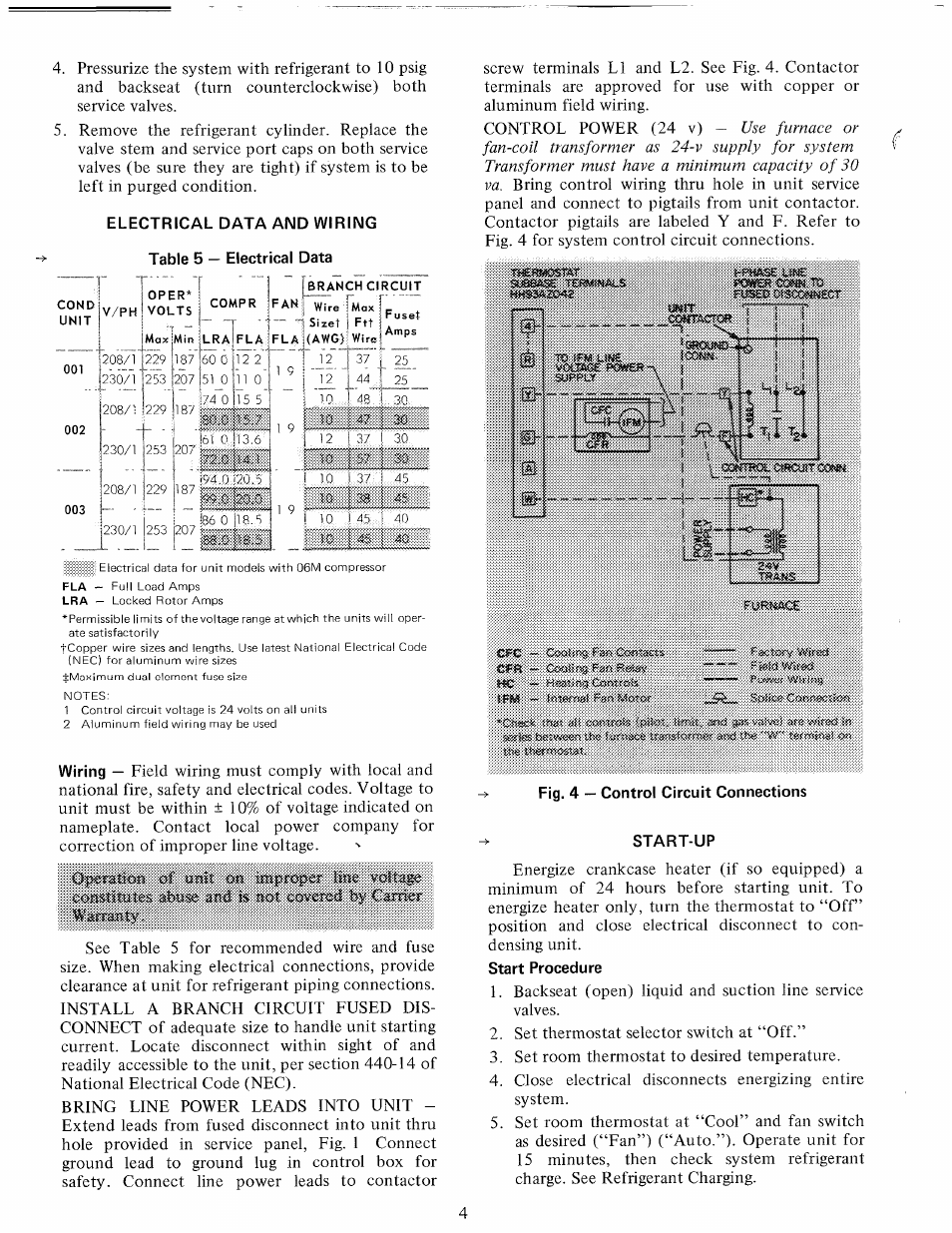 Comti^tes ainm 813.4 h not hy omor, Wsrrsniy | Carrier 38GK User Manual | Page 4 / 8