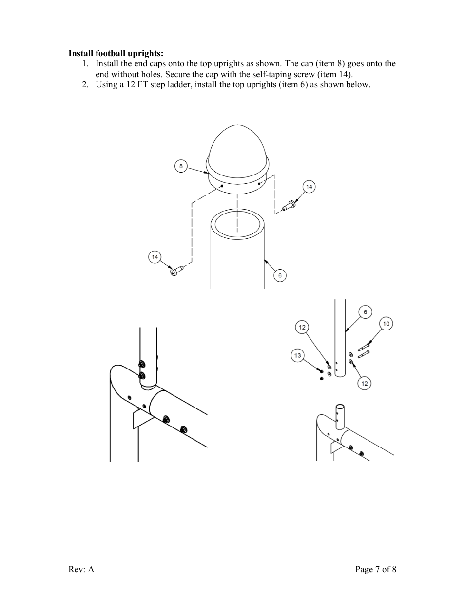 Jaypro Sports FBSC-240EB User Manual | Page 7 / 8