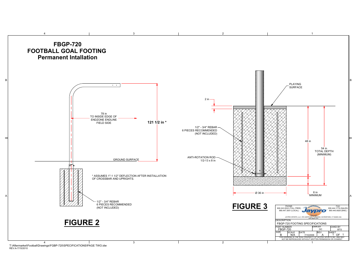 Figure 3, Figure 2 | Jaypro Sports FBGP-720 User Manual | Page 9 / 12