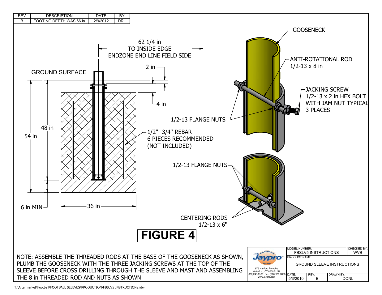 Figure 4 | Jaypro Sports FBGP-620 User Manual | Page 10 / 12