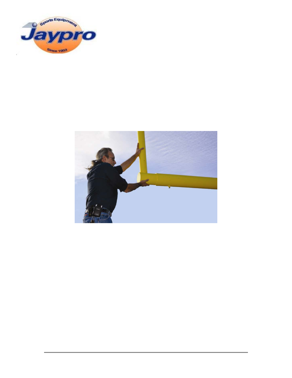 Jaypro Sports FBGP-920AX User Manual | 16 pages