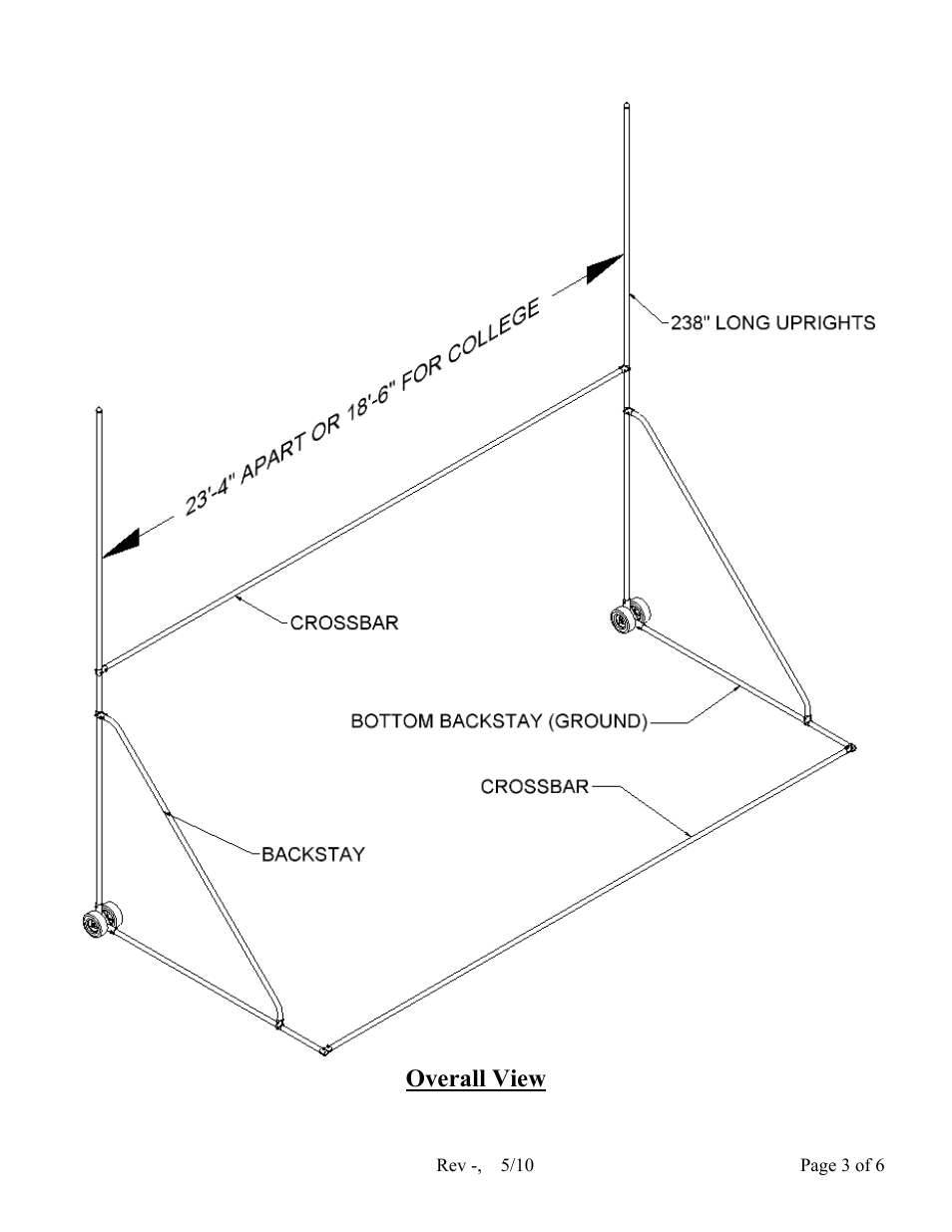Overall view | Jaypro Sports PPG-4HS User Manual | Page 3 / 6