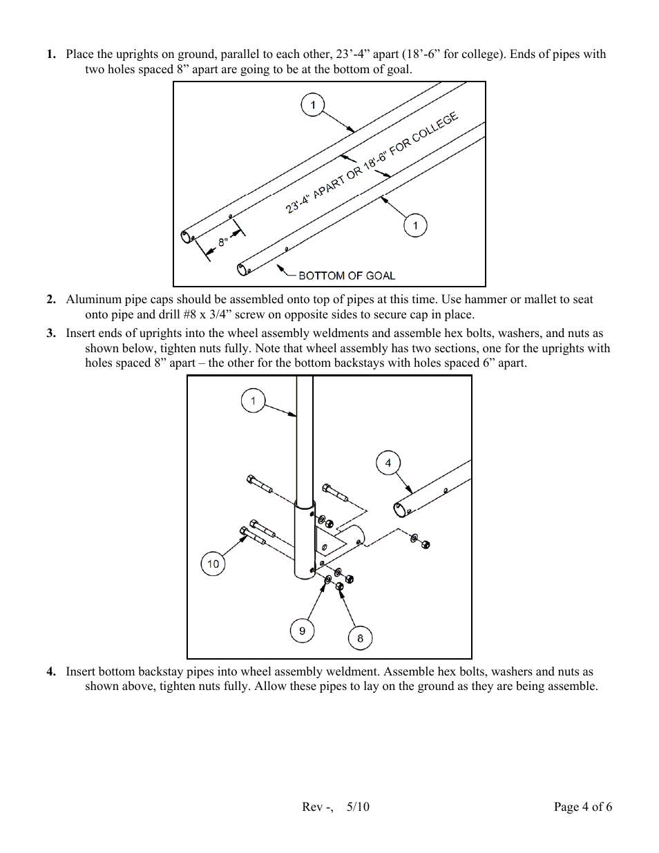 Jaypro Sports PPG-4HS User Manual | Page 4 / 6
