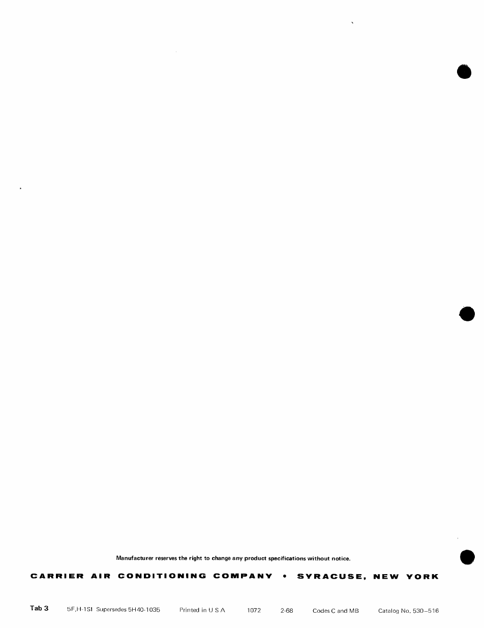 Carrier 5H User Manual | Page 11 / 11