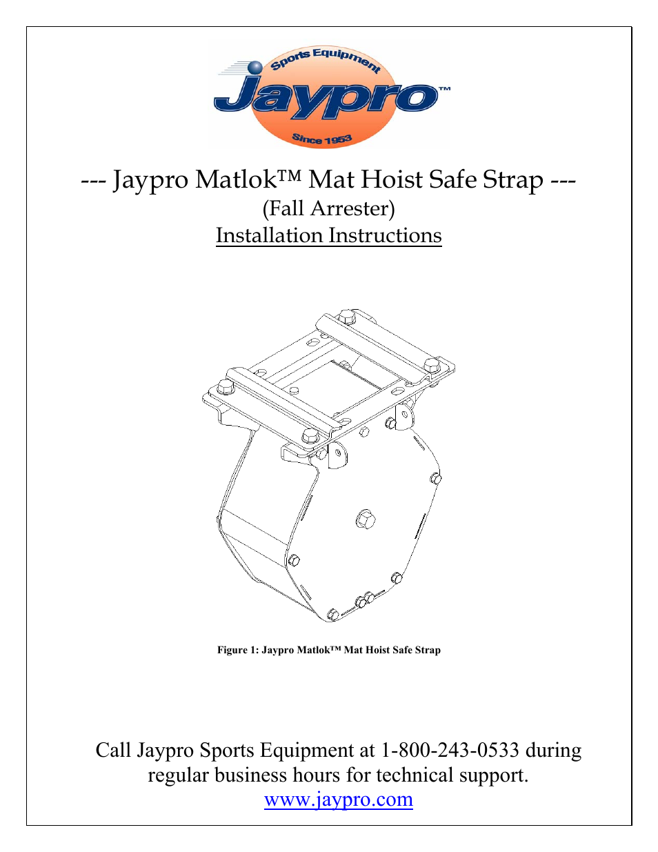 Jaypro Sports ML-2000 User Manual | 10 pages