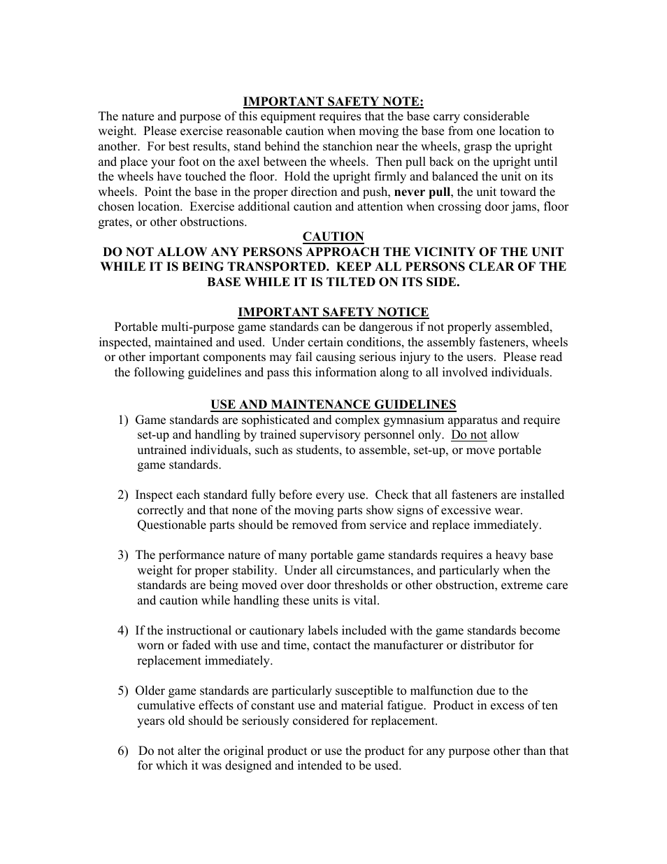 Jaypro Sports MP-521R User Manual | Page 4 / 4