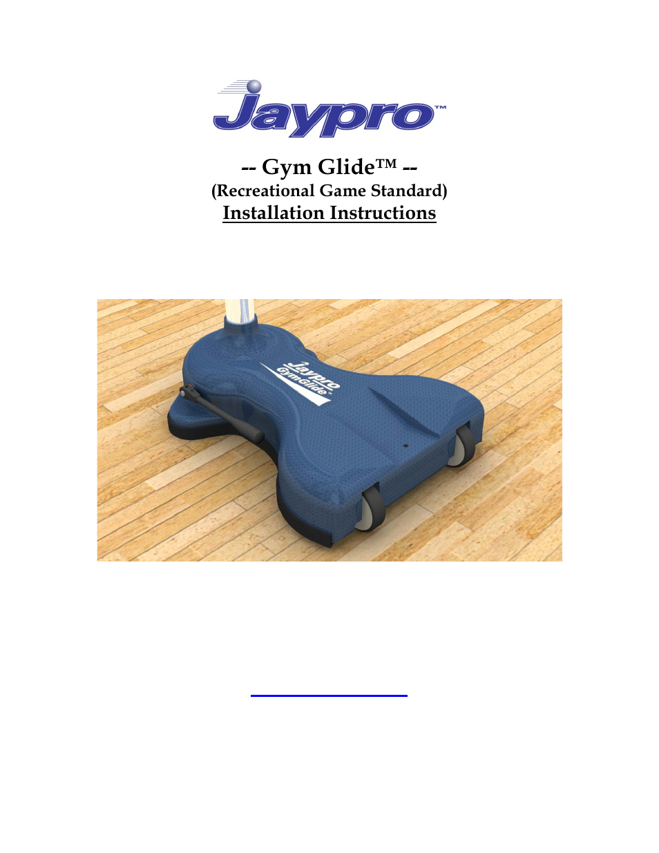 Jaypro Sports GGS-100BK User Manual | 12 pages