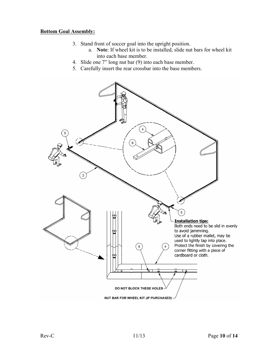 Jaypro Sports RCG-9S User Manual | Page 10 / 14