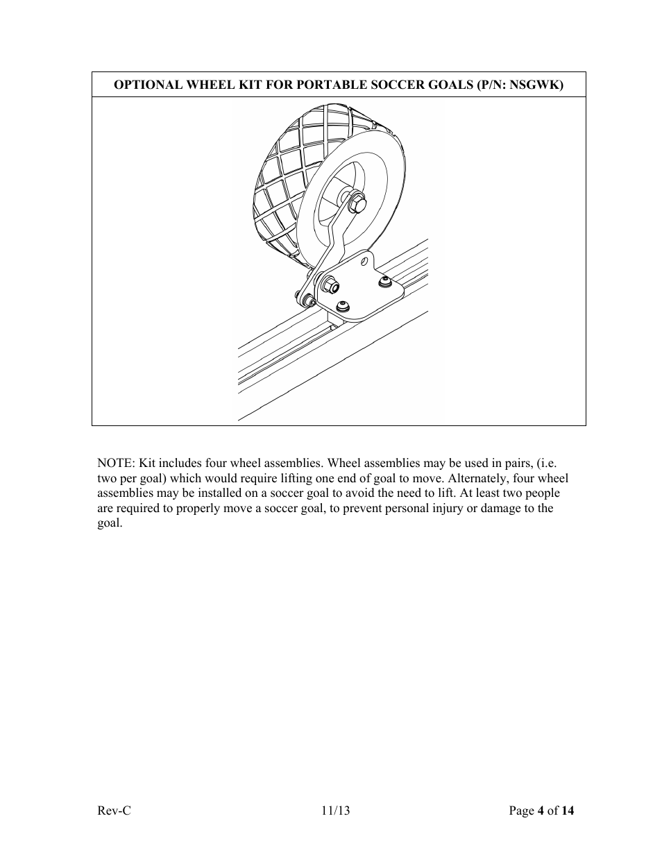 Jaypro Sports RCG-9S User Manual | Page 4 / 14