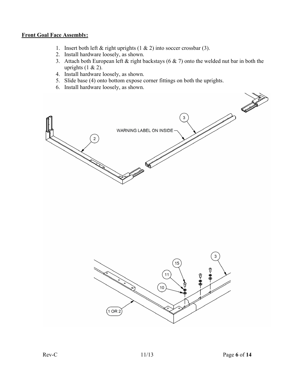 Jaypro Sports RCG-9S User Manual | Page 6 / 14