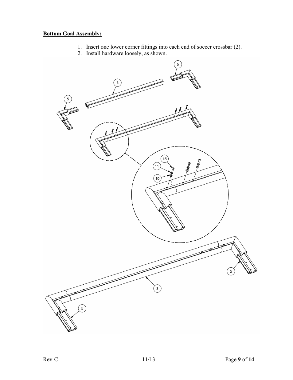 Jaypro Sports RCG-9S User Manual | Page 9 / 14