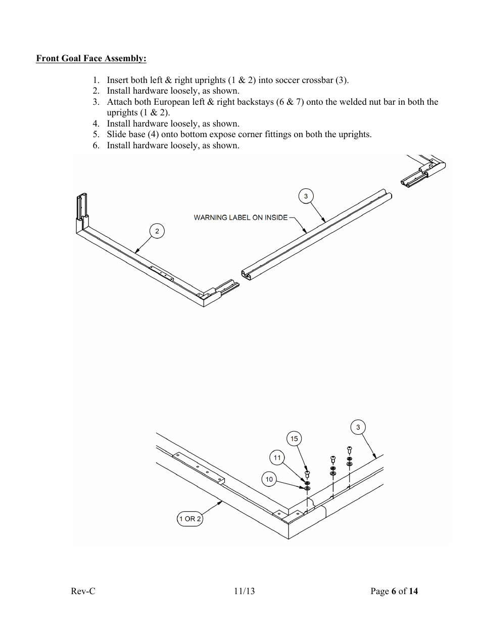 Jaypro Sports SCG-9S User Manual | Page 6 / 14