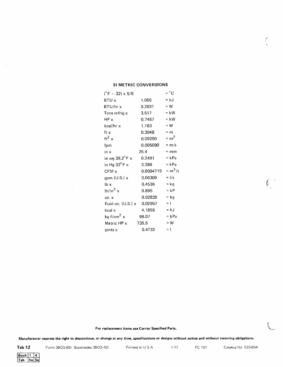 Carrier 38CQ User Manual | Page 20 / 20