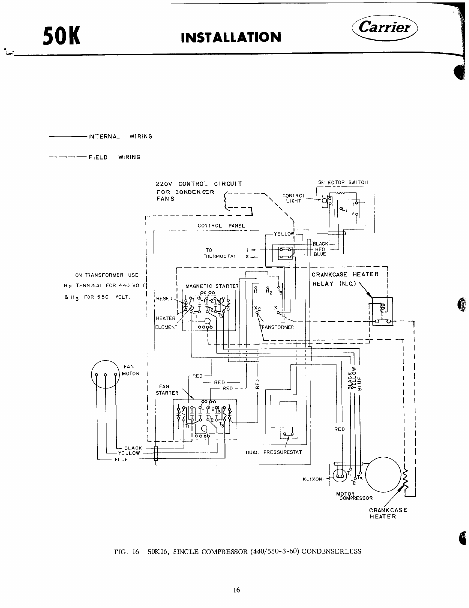 Carrier 50K User Manual | Page 16 / 19