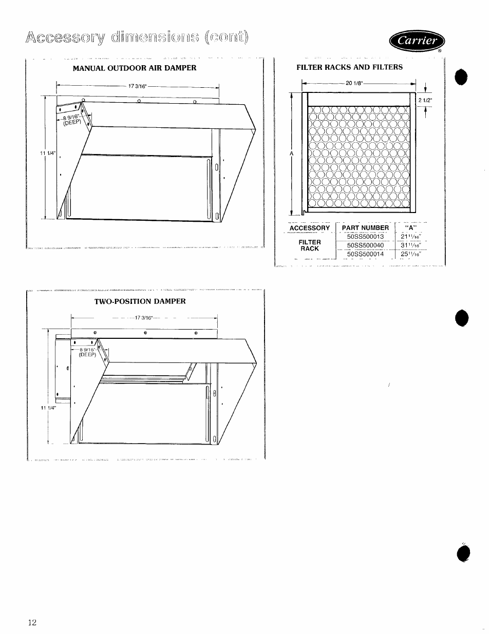 Kicesscmif di[nì!i(;:5iiii | Carrier 48SS User Manual | Page 12 / 27