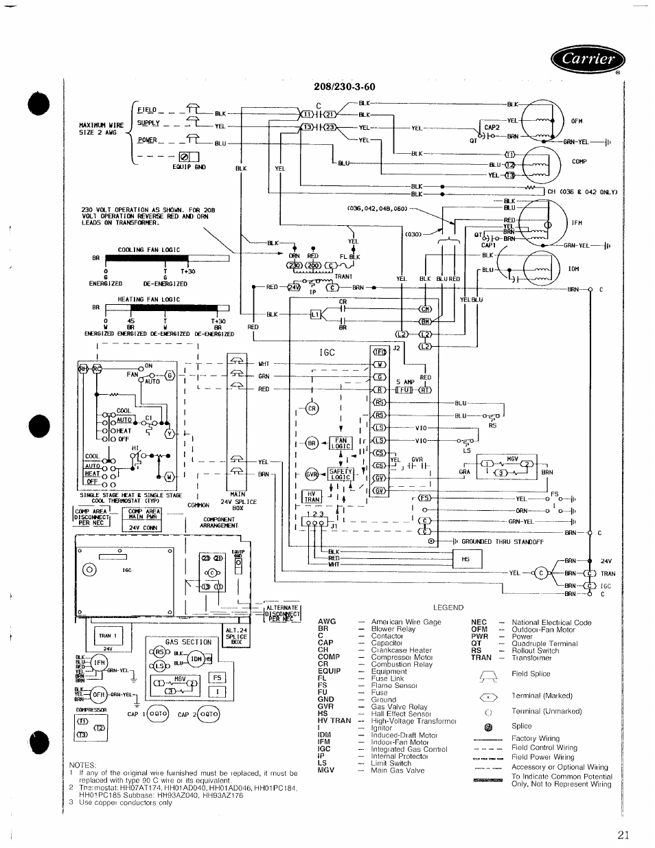Mn—<zp igc | Carrier 48SS User Manual | Page 21 / 27