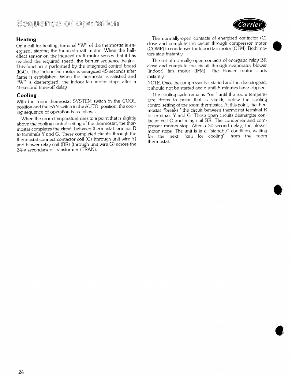 W b c | Carrier 48SS User Manual | Page 24 / 27