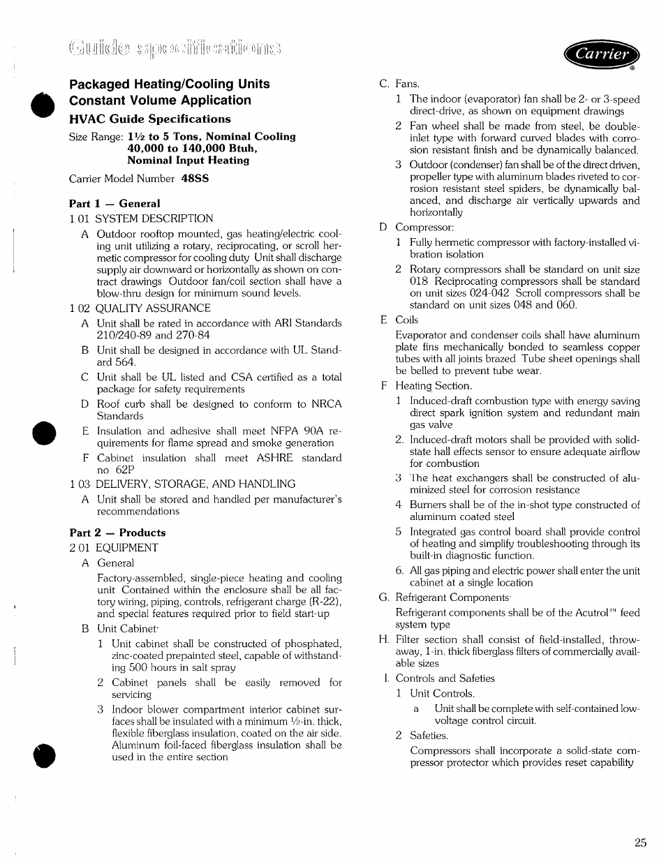 Carrier 48SS User Manual | Page 25 / 27