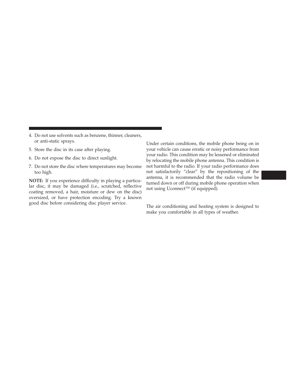 Radio operation and mobile phones, Climate controls | Jeep 2013 Wrangler User Manual | Page 393 / 655