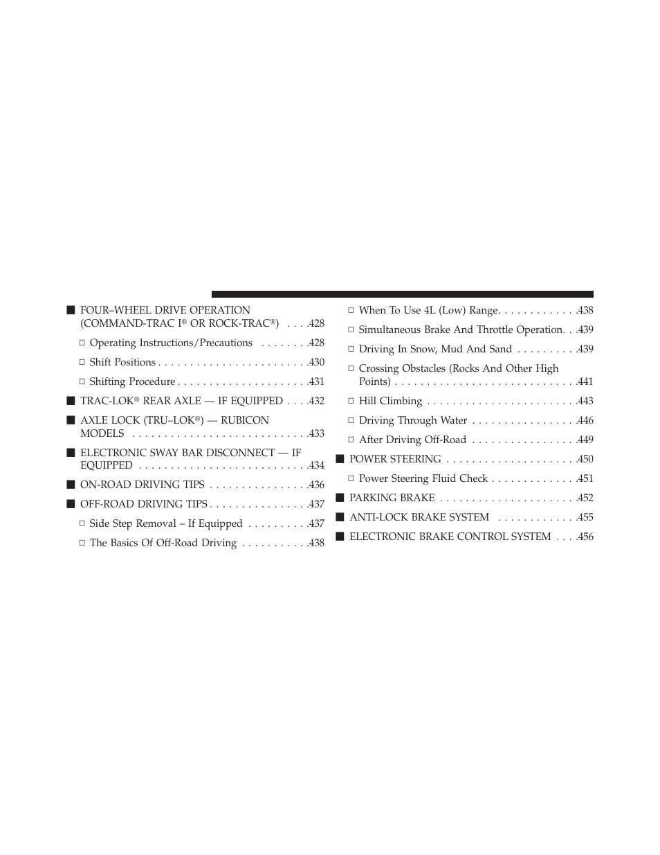 Jeep 2013 Wrangler User Manual | Page 408 / 655