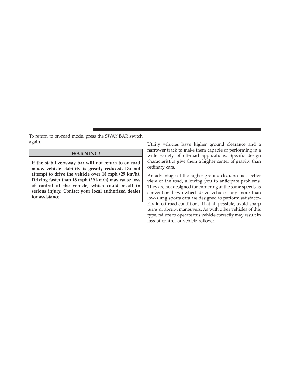On-road driving tips | Jeep 2013 Wrangler User Manual | Page 438 / 655