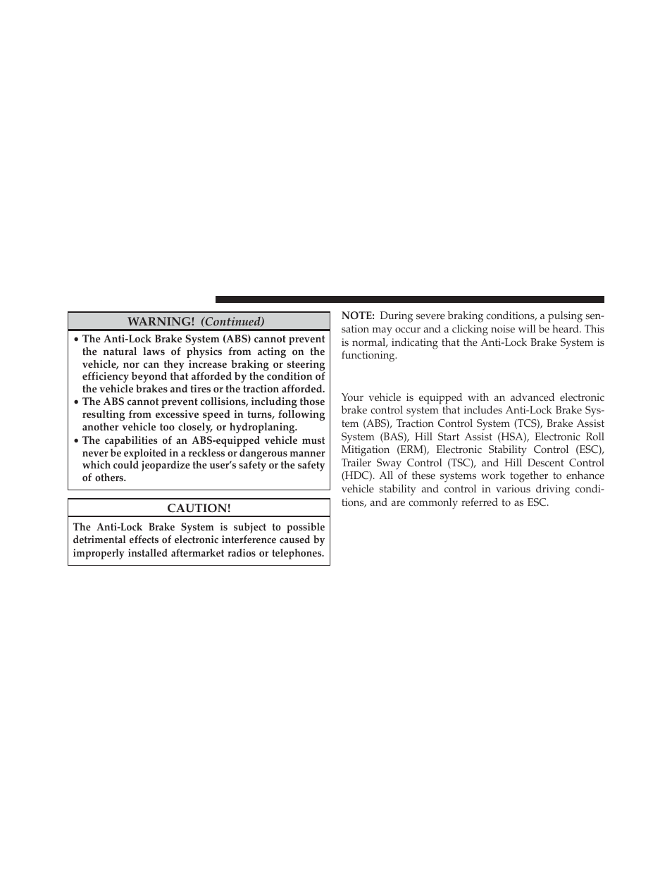 Electronic brake control system | Jeep 2013 Wrangler User Manual | Page 458 / 655