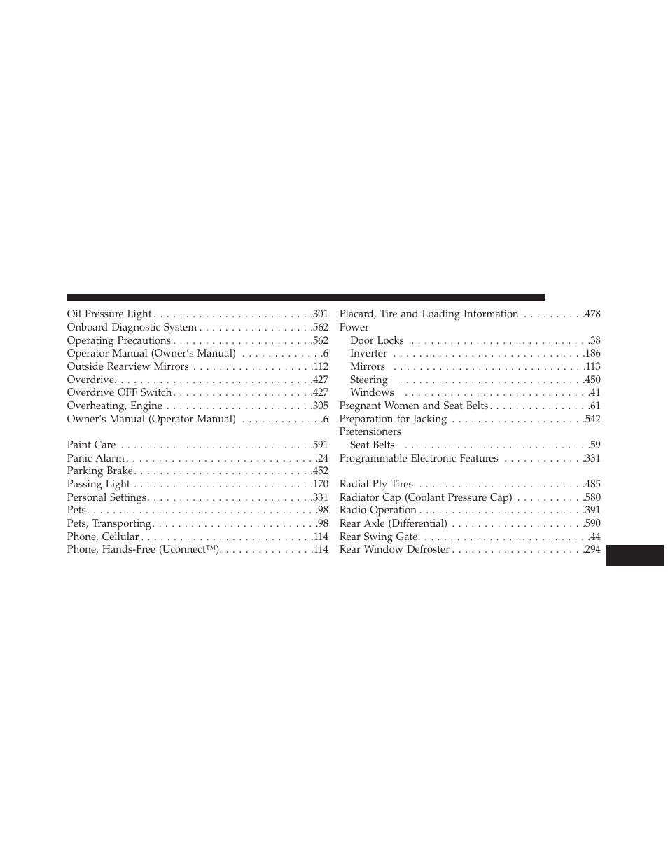 Jeep 2013 Wrangler User Manual | Page 647 / 655