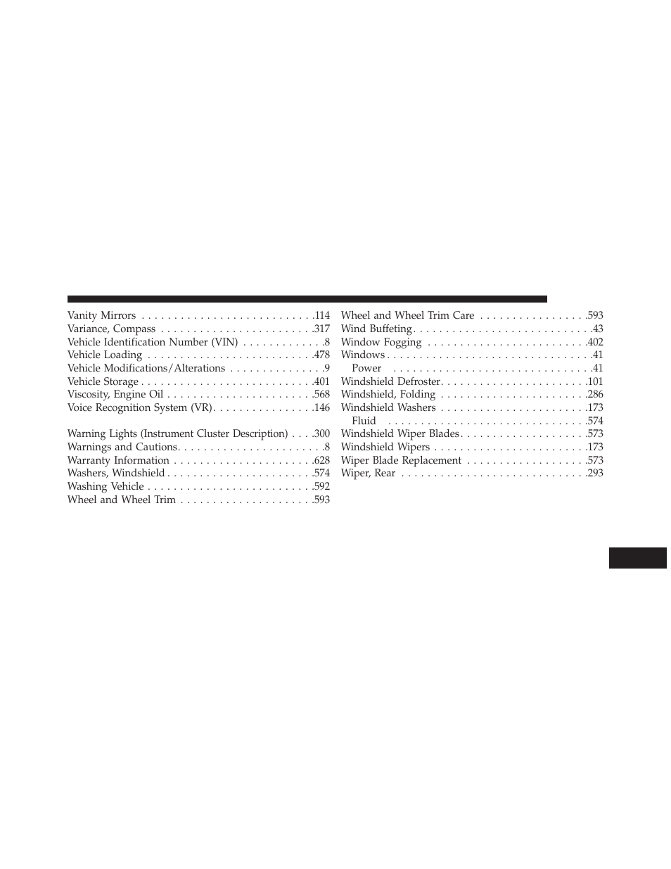 Jeep 2013 Wrangler User Manual | Page 653 / 655