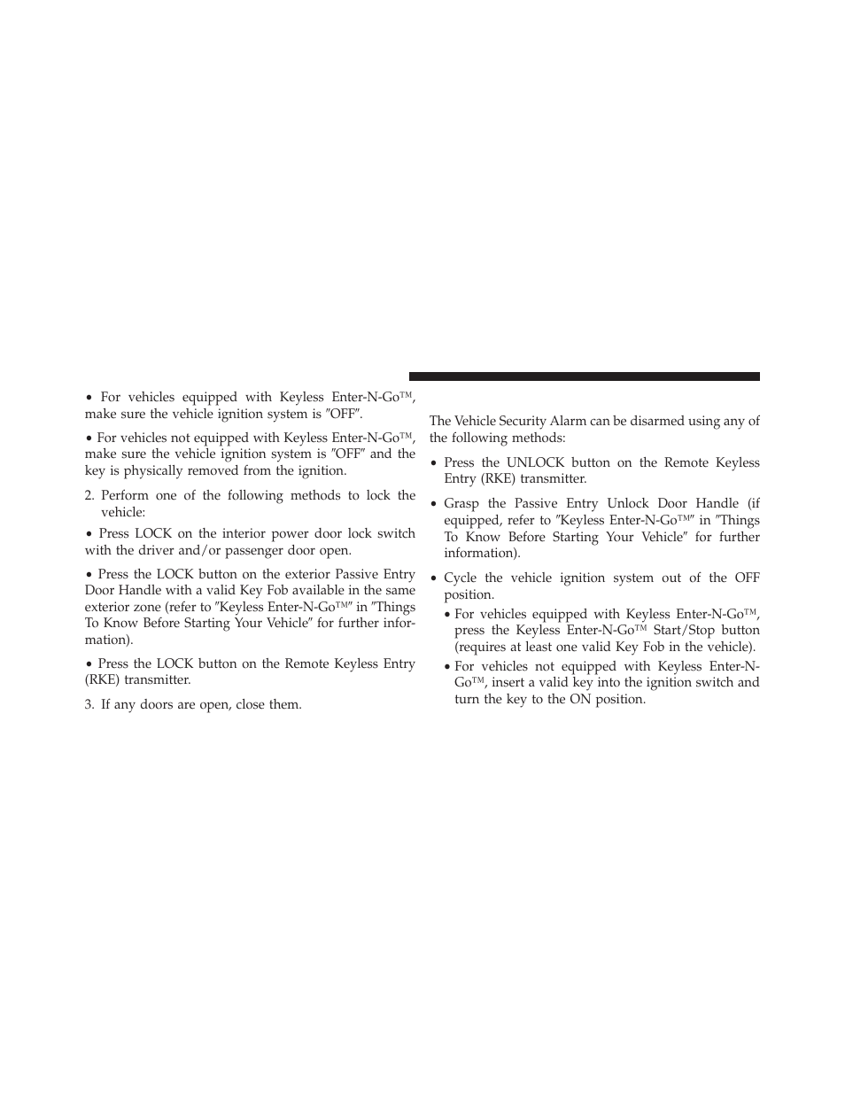 To disarm the system | Jeep 2013 Grand Cherokee User Manual | Page 24 / 704