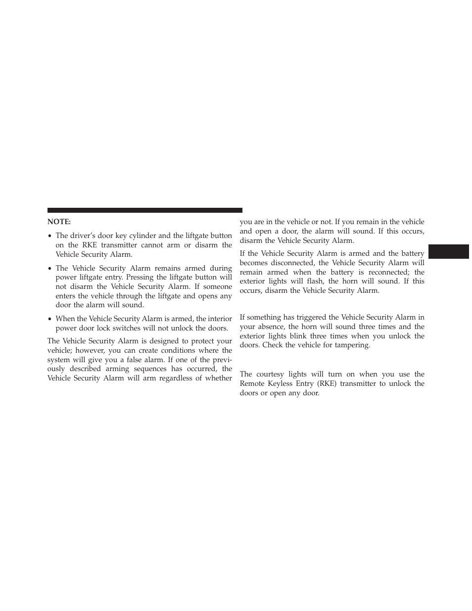 Tamper alert, Illuminated entry | Jeep 2013 Grand Cherokee User Manual | Page 25 / 704