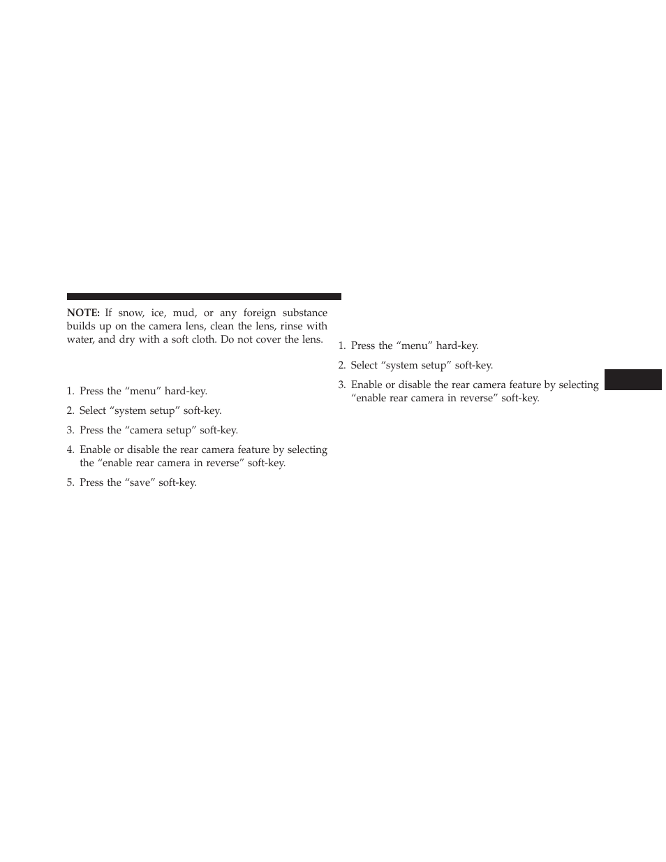 Turning parkview® on or off — with, Navigation/multimedia radio, Turning parkview® on or off — without | Jeep 2013 Grand Cherokee User Manual | Page 259 / 704