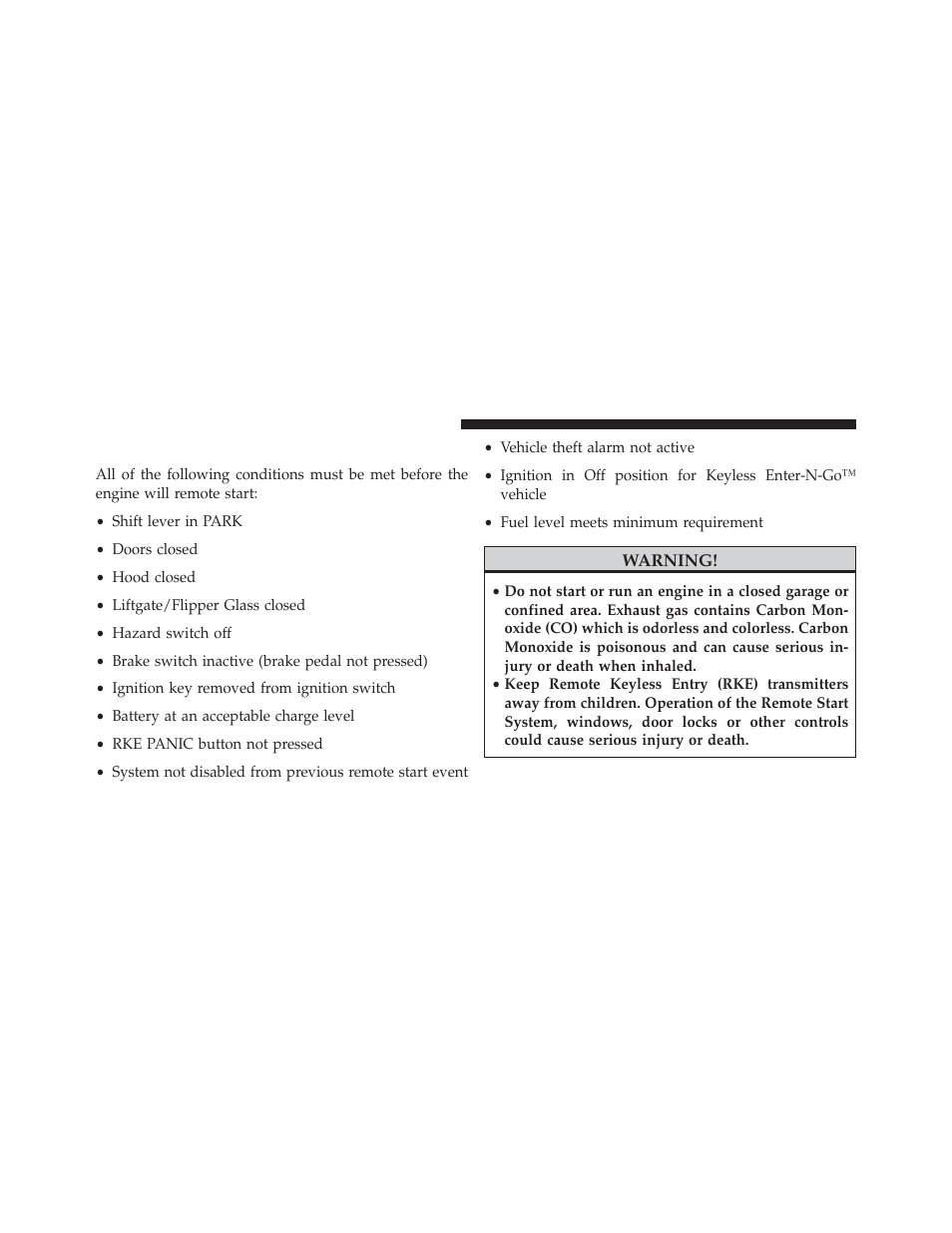 How to use remote start | Jeep 2013 Grand Cherokee User Manual | Page 32 / 704